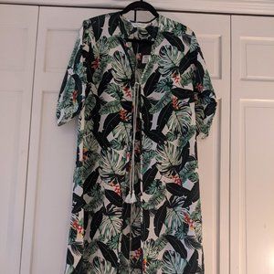 Rachel Zoe Tropical Print Cover Up